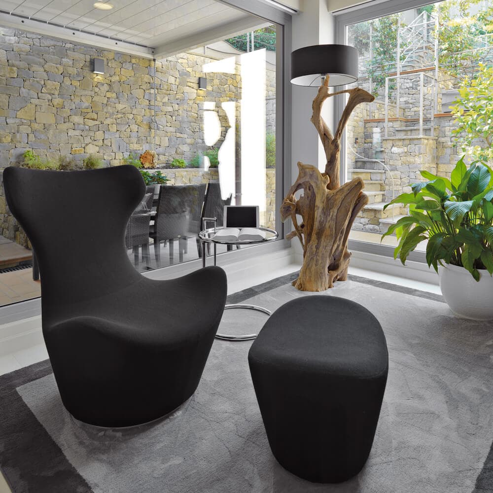 Espace de vie luxueux avec aménagement intérieur haut de gamme et décoration raffinée